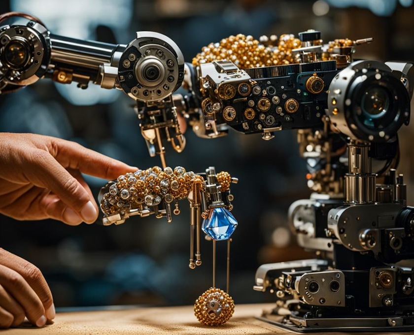 La influencia de la IA en el diseño de joyas.